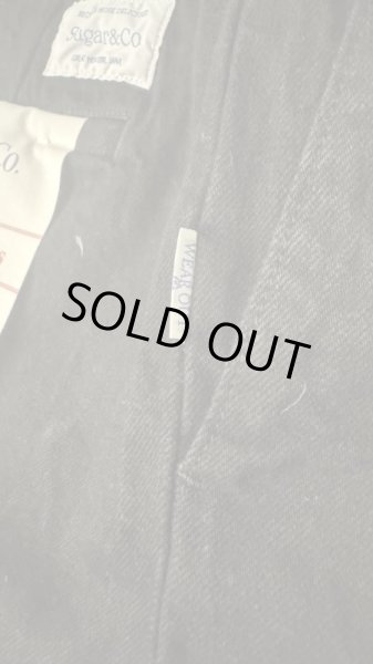 画像7: Sugar & Co.シュガーアンドカンパニー gentle pants BLACK DENIM (7)