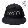 画像1: Sugar&CO Sugar Washable S&CO Cap  シュガーキャップ INDIGO (1)