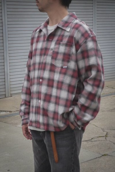 画像1: Sugar&Co   (シュガーアンドコー）Summer Ombre Resort Shirt　RED