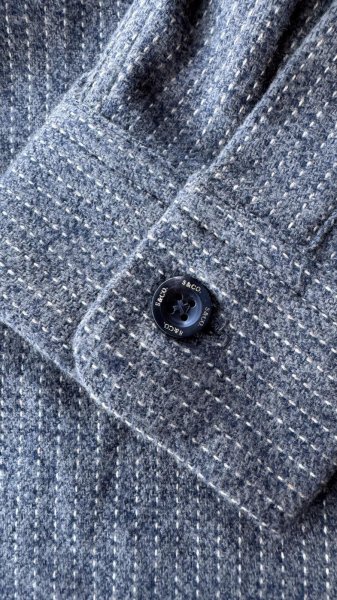 画像7: Sugar&Co   (シュガーアンドコー）BOX SHIRT pinstripe (7)