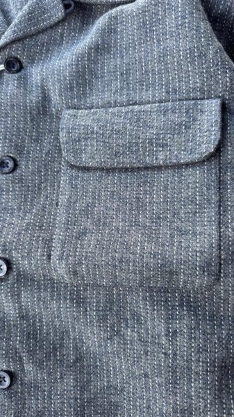 画像8: Sugar&Co   (シュガーアンドコー）BOX SHIRT pinstripe (8)