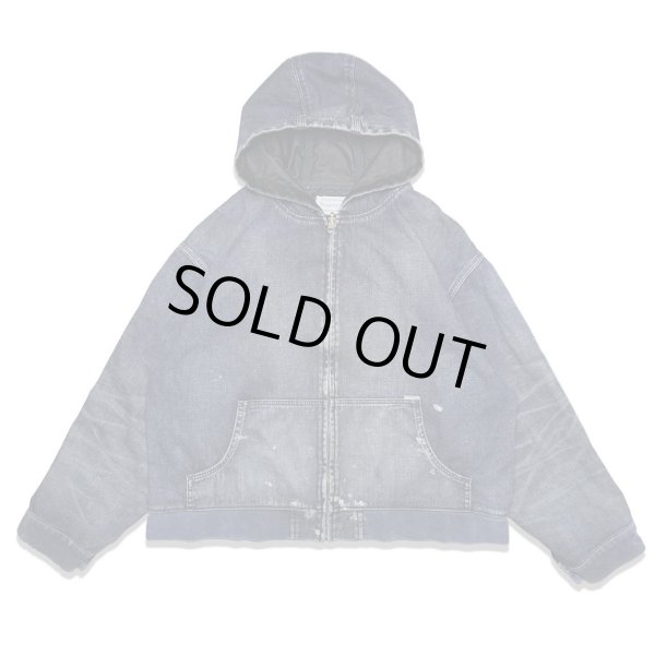 画像3: Sugar&Co   (シュガーアンドコー）Denim Windproof Hoodie  (worker's  wash) (3)