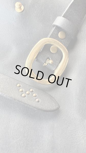 画像6: 　Sugar & Co. シュガーアンドカンパニー 　Leather　Sacoche　　レザーサコッシュ　BLACK・TAN (6)