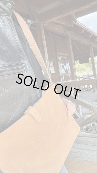 画像17: 　Sugar & Co. シュガーアンドカンパニー 　Leather　Sacoche　　レザーサコッシュ　BLACK・TAN (17)