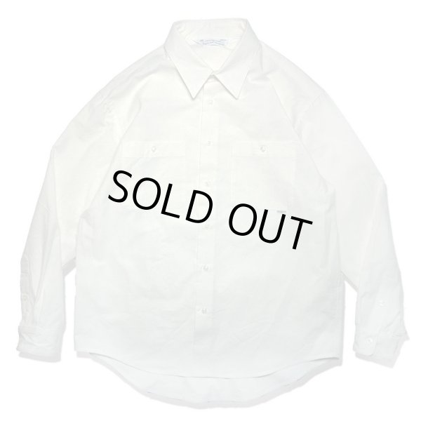 画像2: Sugar&Co   (シュガーアンドコー）cotton/silk  dress shirt     ホワイト/ブラック (2)