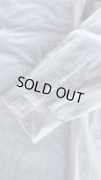 画像5: Sugar&Co   (シュガーアンドコー）cotton/silk  dress shirt     ホワイト/ブラック (5)