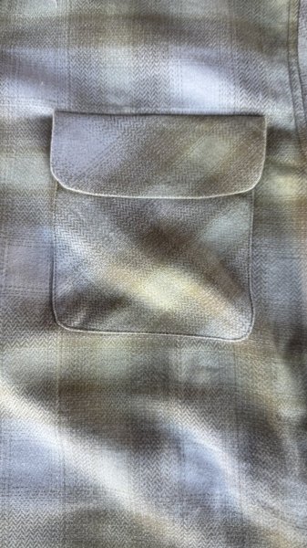 画像10: Sugar&Co   (シュガーアンドコー）BOX Shirt　BLUE/KHAKI (10)