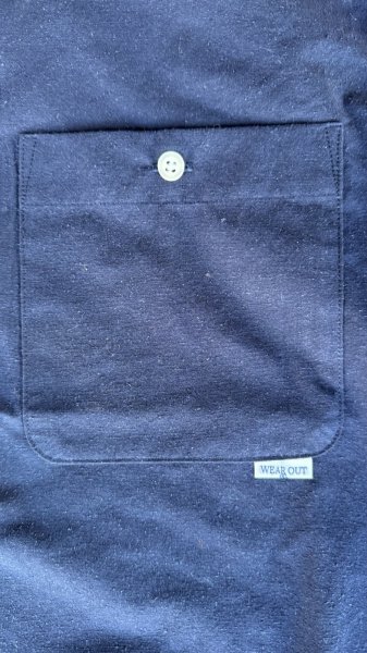 画像4: Sugar&Co   (シュガーアンドコー）cotton/silk  dress shirt     ネイビー (4)