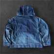画像2: Sugar&Co   (シュガーアンドコー）Denim Windproof Hoodie  (worker's  wash) (2)
