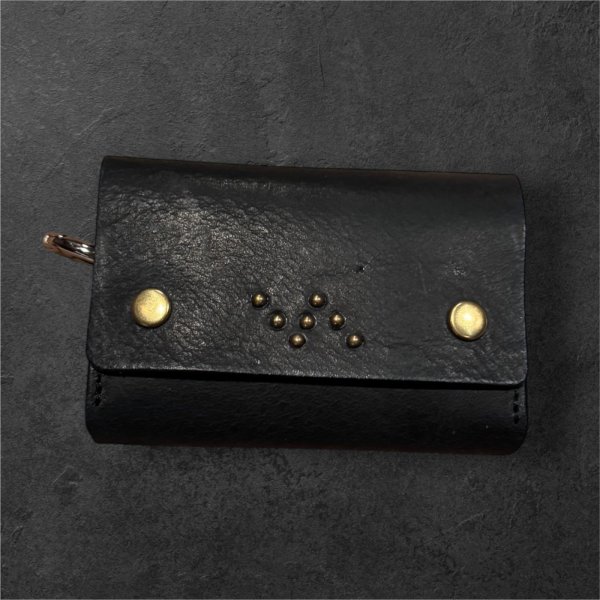 画像2: 　Sugar & Co. シュガーアンドカンパニー 　Leather　smart Key Case　BLACK・TAN (2)