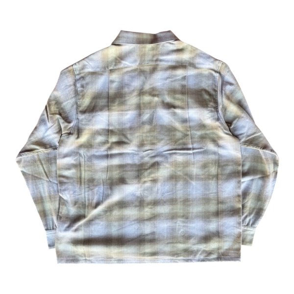 画像8: Sugar&Co   (シュガーアンドコー）BOX Shirt　BLUE/KHAKI (8)