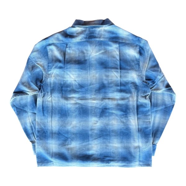 画像3: Sugar&Co   (シュガーアンドコー）BOX Shirt　BLUE/KHAKI (3)