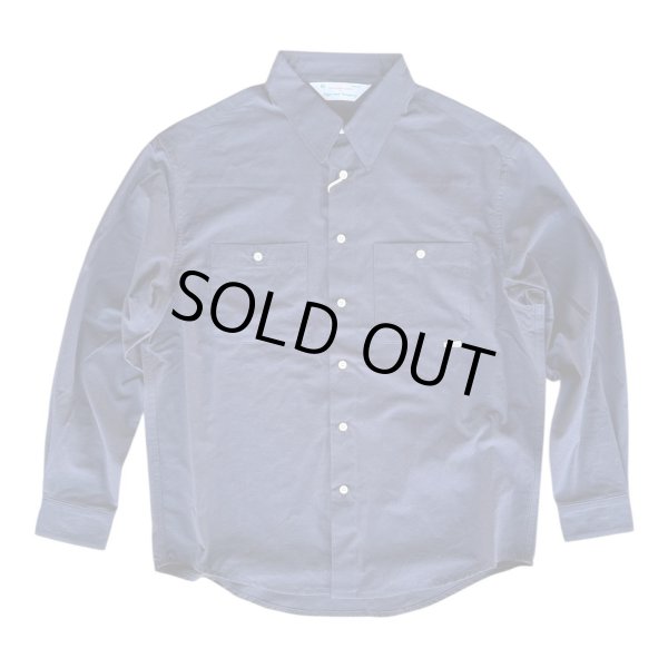 画像2: Sugar&Co   (シュガーアンドコー）cotton/silk  dress shirt     ネイビー (2)