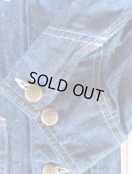 画像4: CAL O LINE キャルオーライン DENIM ENGINEER JACKET エンジニアジャケット (4)