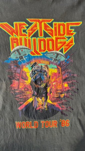 画像3: WEST SIDE BULLDOGS　ウエストサイドブルドッグス　TOUR TEE　　 (3)