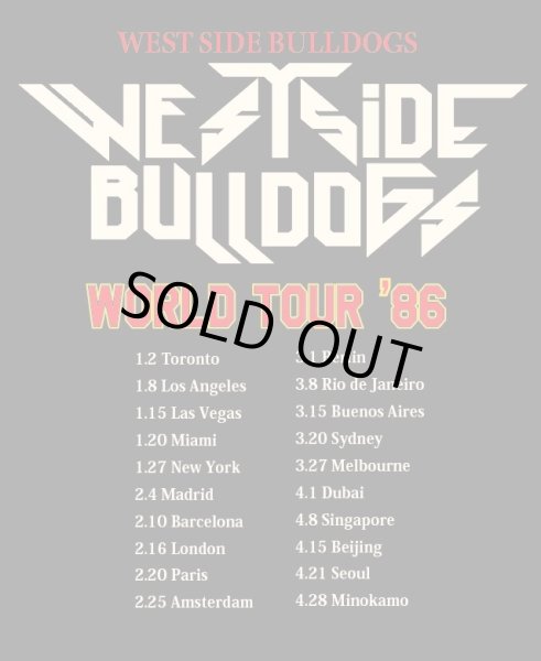 画像12: WEST SIDE BULLDOGS ウエストサイドブルドッグス TOUR TEE   (12)