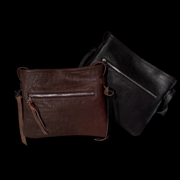 画像1: ITUAIS(イトゥアイス）Teleferico pouch  サコッシュ　　Horse　Leather/MARYAM　（ITA） (1)