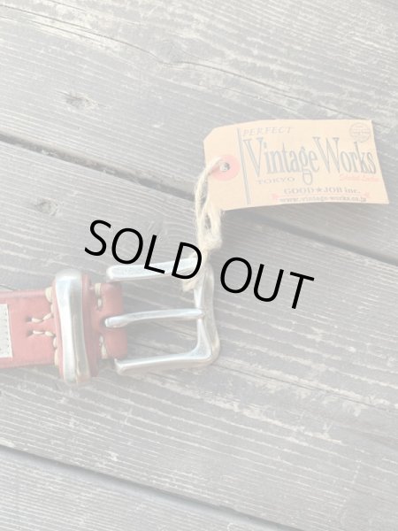 画像2: VintageWorks ヴィンテージワークス BELT ベルト PAPAYA (2)