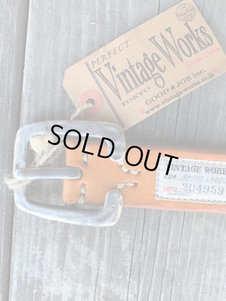 画像2: VintageWorks ヴィンテージワークス BELT ベルト TAN (2)