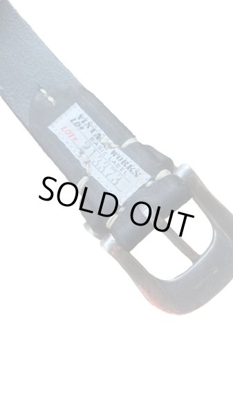 画像4: VintageWorks ヴィンテージワークス　ウエスタンベルト　ＢＬＡＣＫ (4)