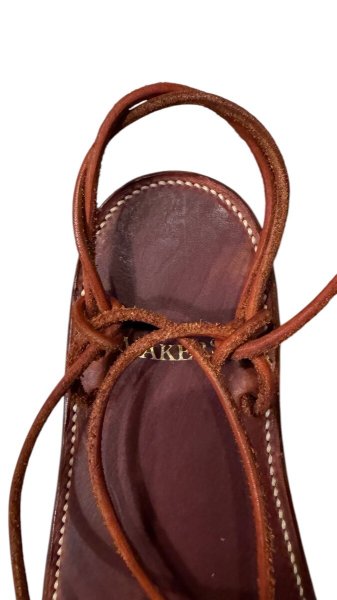 画像4: MAKERSメイカーズ DRIVING SANDAL  TAN (4)