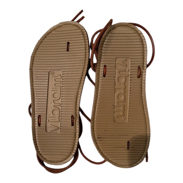 画像2: MAKERSメイカーズ DRIVING SANDAL  TAN (2)