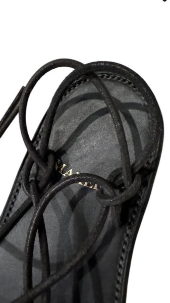 画像5: MAKERSメイカーズ DRIVING SANDAL  BLACK (5)