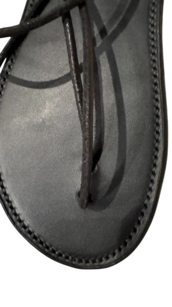 画像4: MAKERSメイカーズ DRIVING SANDAL  BLACK (4)