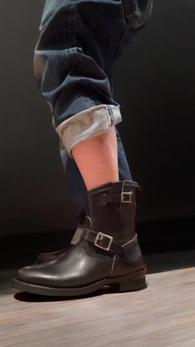 画像2: MAKERSメイカーズ HORSE ENGINEER SHORT BLACK ブラック