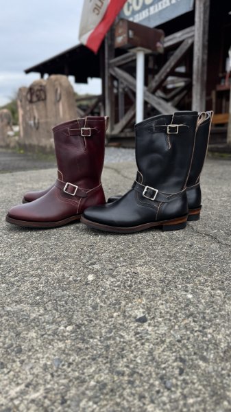 画像8: MAKERSメイカーズ phillip66 30周年記念　HORSE　ENGINEER　Black ・Burgundy　　６６別注 (8)