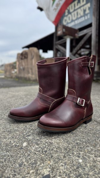 画像7: MAKERSメイカーズ phillip66 30周年記念　HORSE　ENGINEER　Black ・Burgundy　　６６別注 (7)