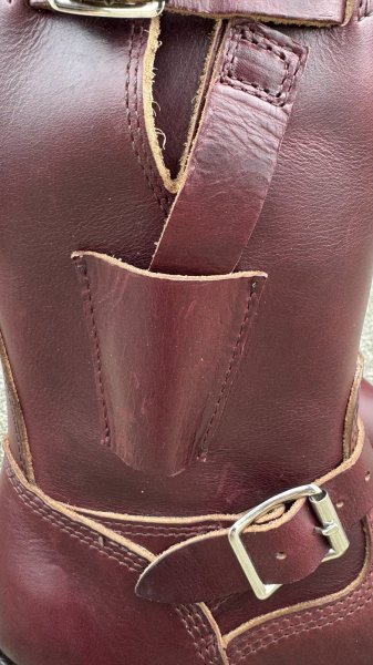 画像12: MAKERSメイカーズ phillip66 30周年記念　HORSE　ENGINEER　Black ・Burgundy　　６６別注 (12)