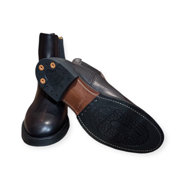 画像6: MAKERSメイカーズ　VITTORIA　サイドゴアブーツＢＬＡＣＫ　ブラック (6)