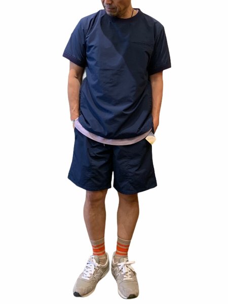 画像5: MOSSIR モシール  NABER サプレックスナイロンショートパンツ NAVY ネイビー (5)
