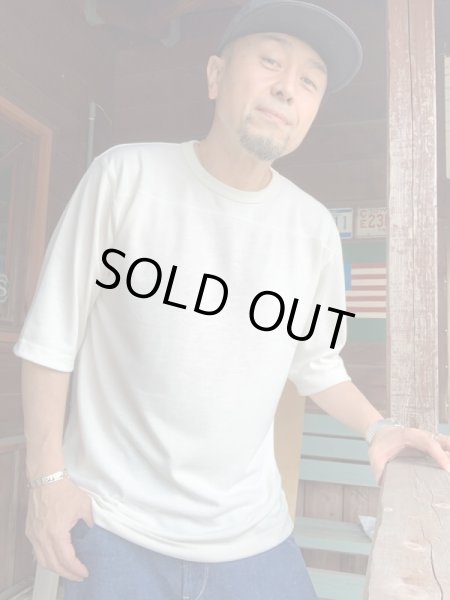 画像5: MOSSIR/モシールFootball Tee”Thomas”フットボールティーシャツ”トーマス ホワイト (5)