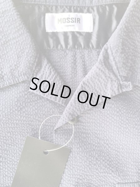 画像3: MOSSIR モシール Petreri ペトレリ オープンカラーシャツ ネイビー (3)