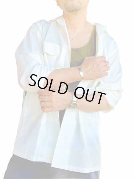画像9: MOSSIR モシール　Ｐetreri ペトレリ　オープンカラーシャツ　ホワイト (9)