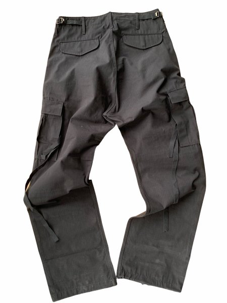 画像3: 希少 MOSSIR(モシール) マイケル M-65タイプコーデュラリップ6ポケットパンツ BLACKブラック (3)