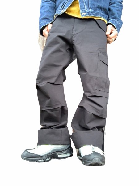 画像10: 希少 MOSSIR(モシール) マイケル M-65タイプコーデュラリップ6ポケットパンツ BLACKブラック (10)