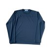 画像1: MOSSIR/モシールC-like  Crew Neck football L /S Tee Grenier シーライク ブラック (1)