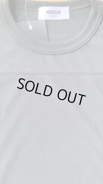 画像3: MOSSIR/モシールC-like  Crew Neck football L /S Tee Grenier シーライク ブラック (3)