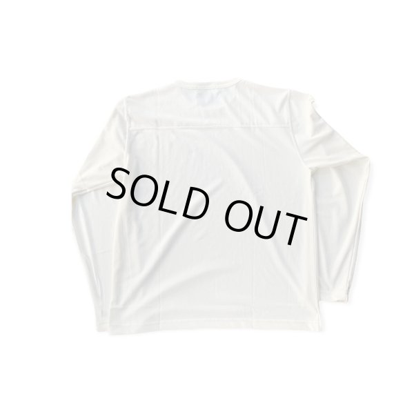 画像2: MOSSIR/モシールC-like  Crew Neck football L /S Tee Grenier シーライク ホワイト (2)