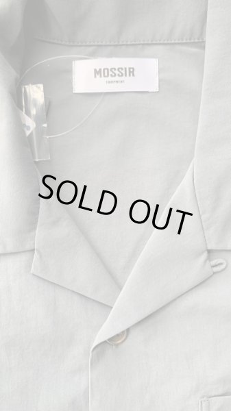 画像3: MOSSIR モシール  John ジョン サプレックスナイロン アロハシャツ Charcoal チャコール (3)