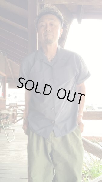 画像6: MOSSIR モシール  John ジョン サプレックスナイロン アロハシャツ Charcoal チャコール (6)