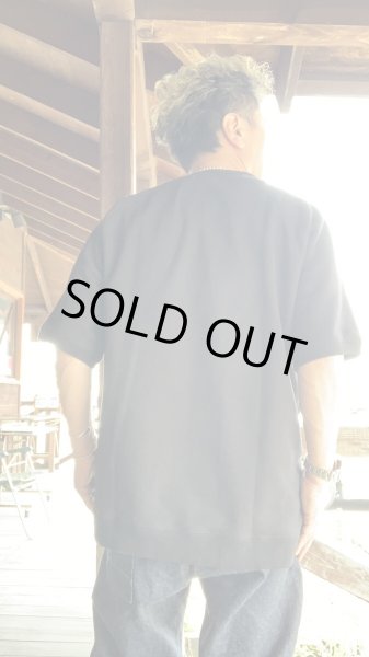 画像8: MOSSIR モシール Strauss ストラウス Sweat TEE  BLACK ブラック (8)