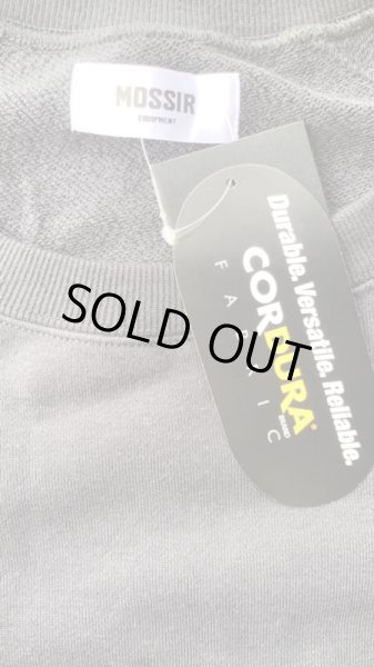 画像3: MOSSIR モシール Strauss ストラウス Sweat TEE  BLACK ブラック (3)