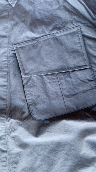 画像5: MOSSIR モシール Selva セルバ サプレックスナイロン ファティーグシャツ BLACK ブラック (5)