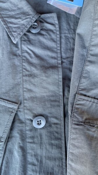 画像4: MOSSIR モシール Selva セルバ サプレックスナイロン ファティーグシャツ BLACK ブラック (4)
