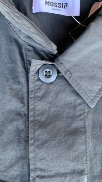 画像3: MOSSIR モシール Selva セルバ サプレックスナイロン ファティーグシャツ BLACK ブラック (3)