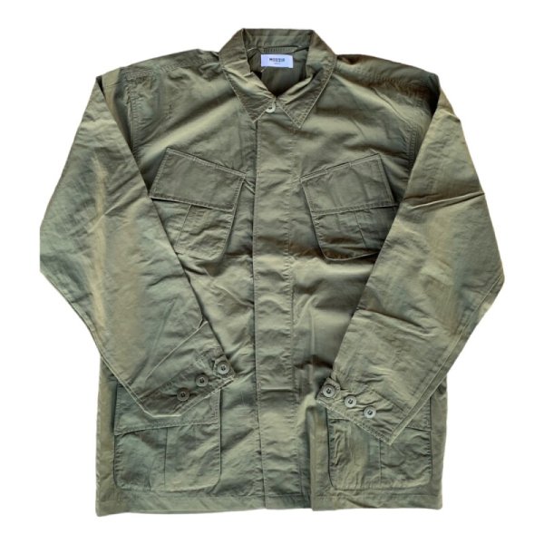 画像1: MOSSIR　モシール　Selva セルバ　サプレックスナイロン　ファティーグシャツ　OLIVEオリーブ (1)